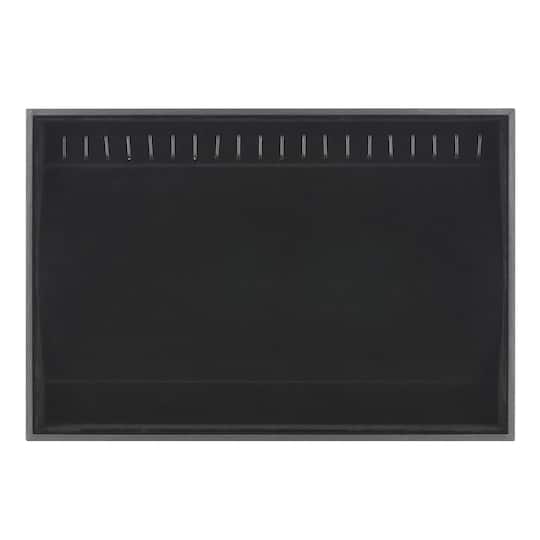 Black Velvet Jewelry Tray with Hooks by Bead Landing™ Michaels